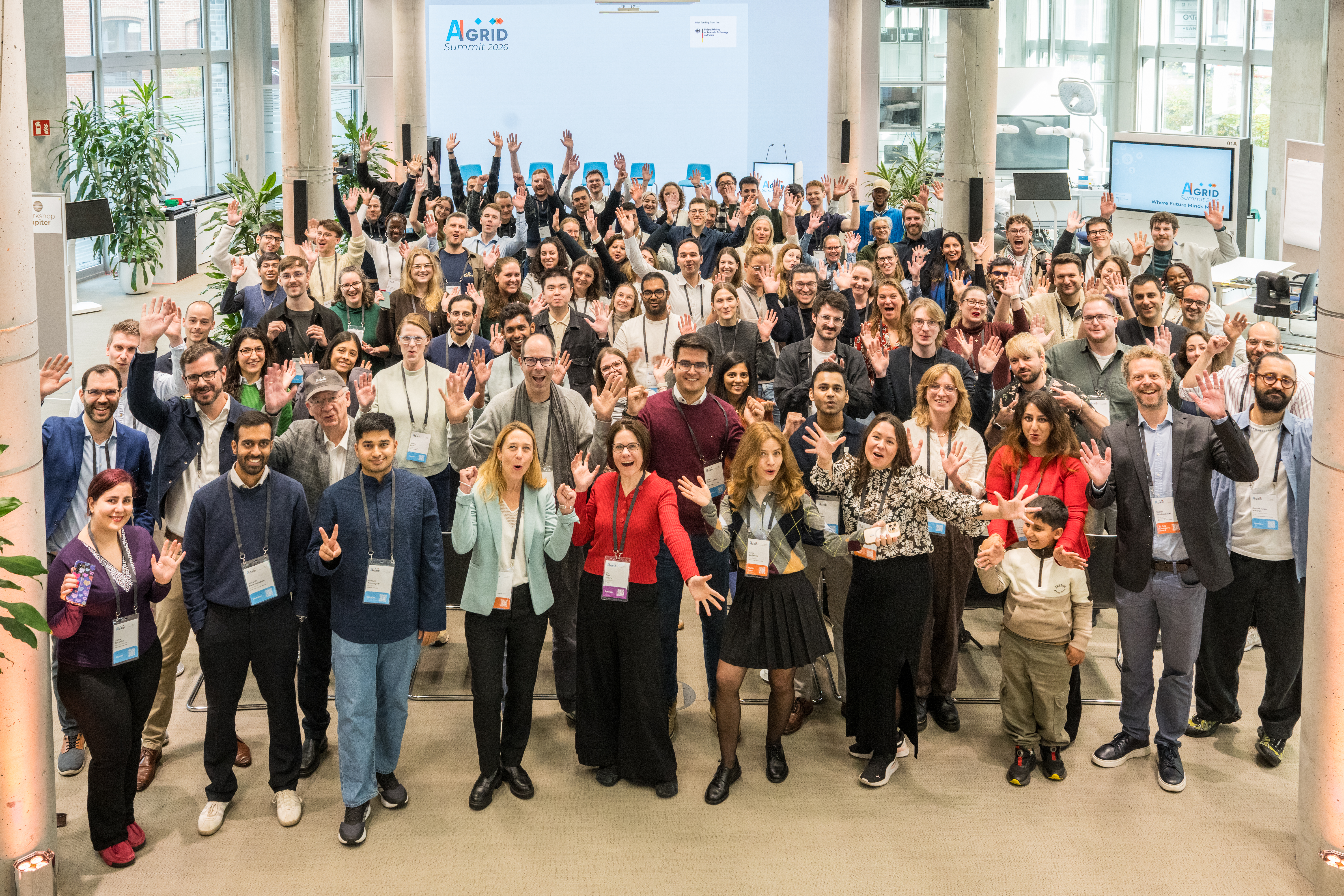 AI Grid Summit 2026 participants together for the group photo