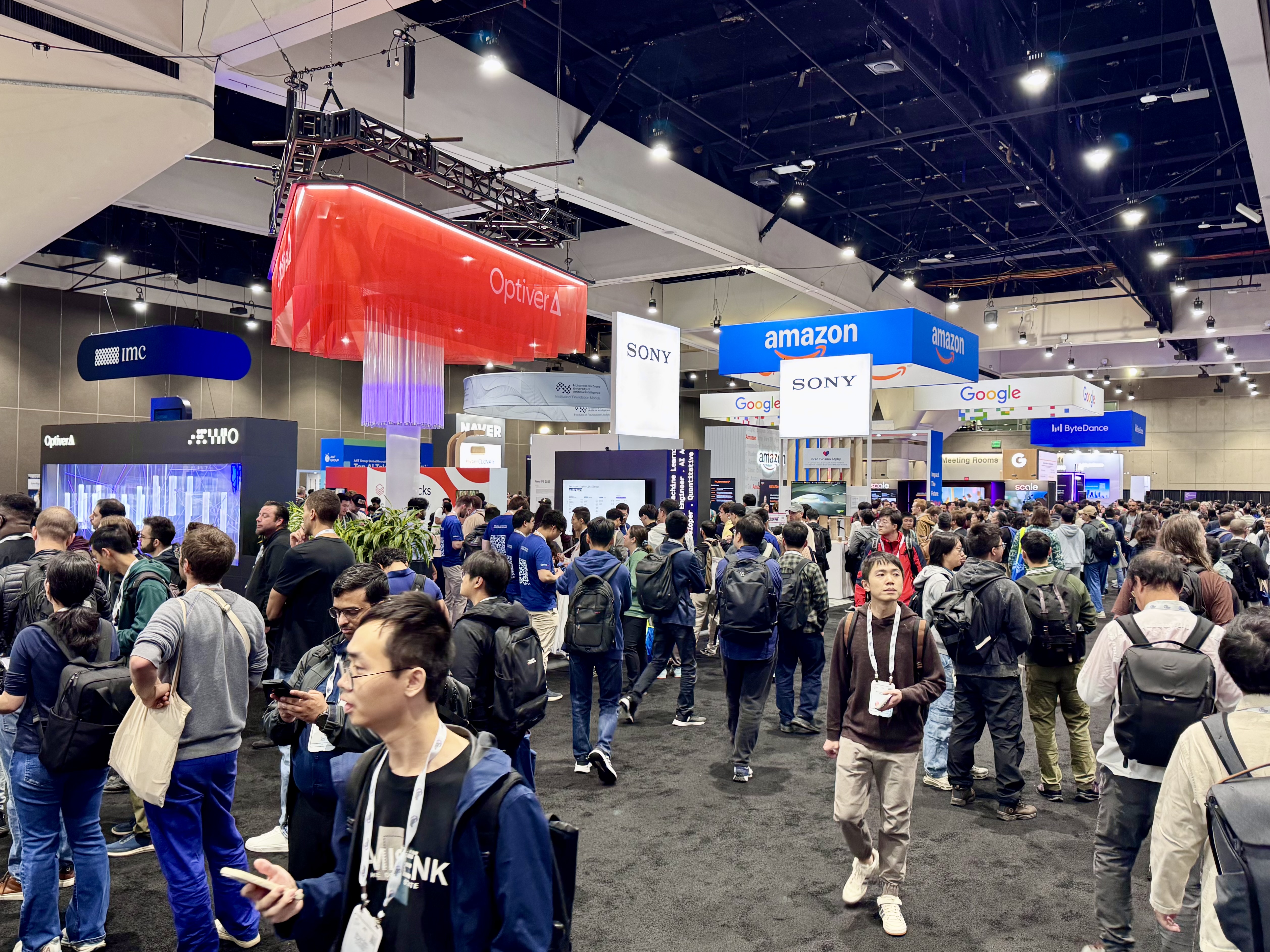 Expo booth at NeurIPS 2025