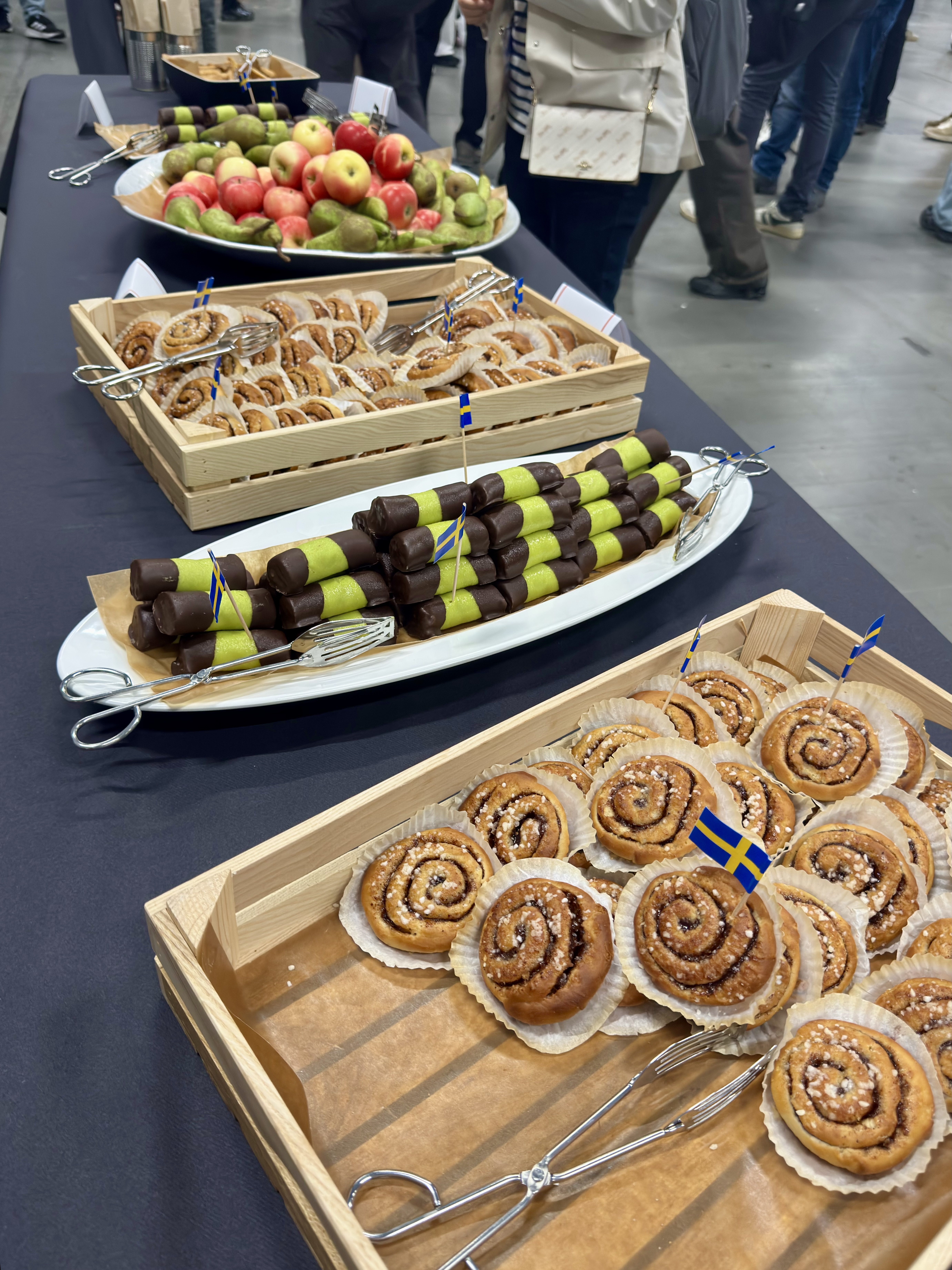 Snacks and sweets served during an ECCV 2026 poster session